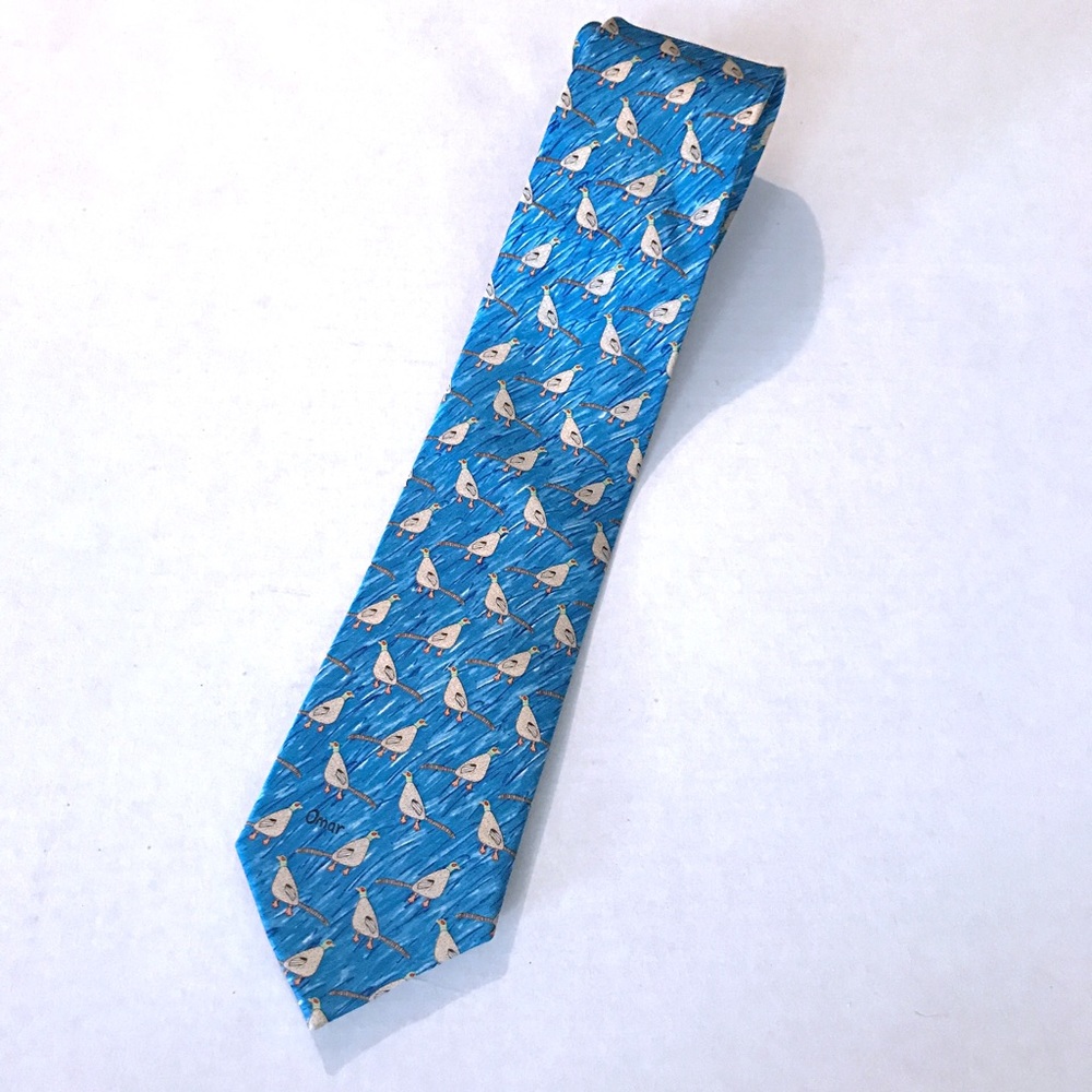 MD Anderson children’s art project tie BIRDS